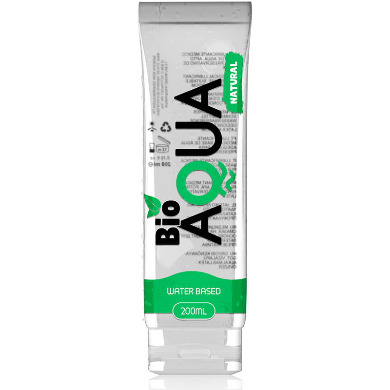 BIOAQUA - LUBRIFIANT INGRÉDIENTS NATURELS À BASE DEAU 200 ML