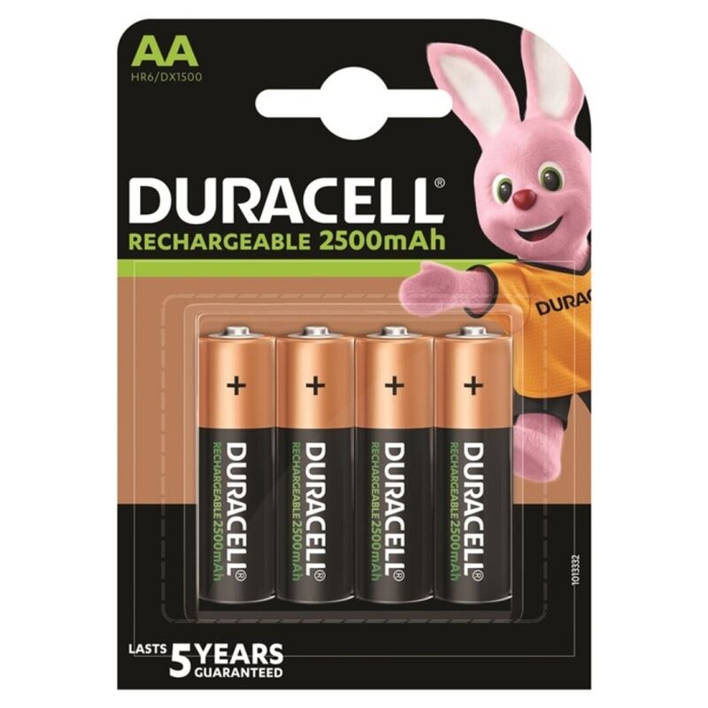 DURACELL – BATTERIE RECHARGEABLE HR6 AA 2500mAh 4 UNIT?