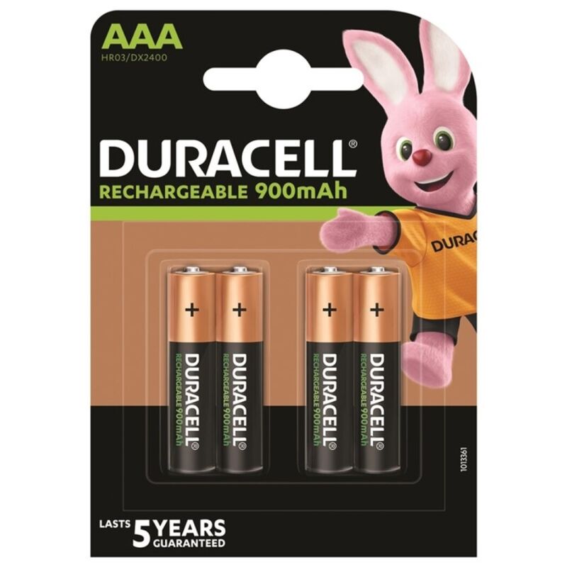 DURACELL – BATTERIE RECHARGEABLE HR03 AAA 900mAh 4 UNIT?