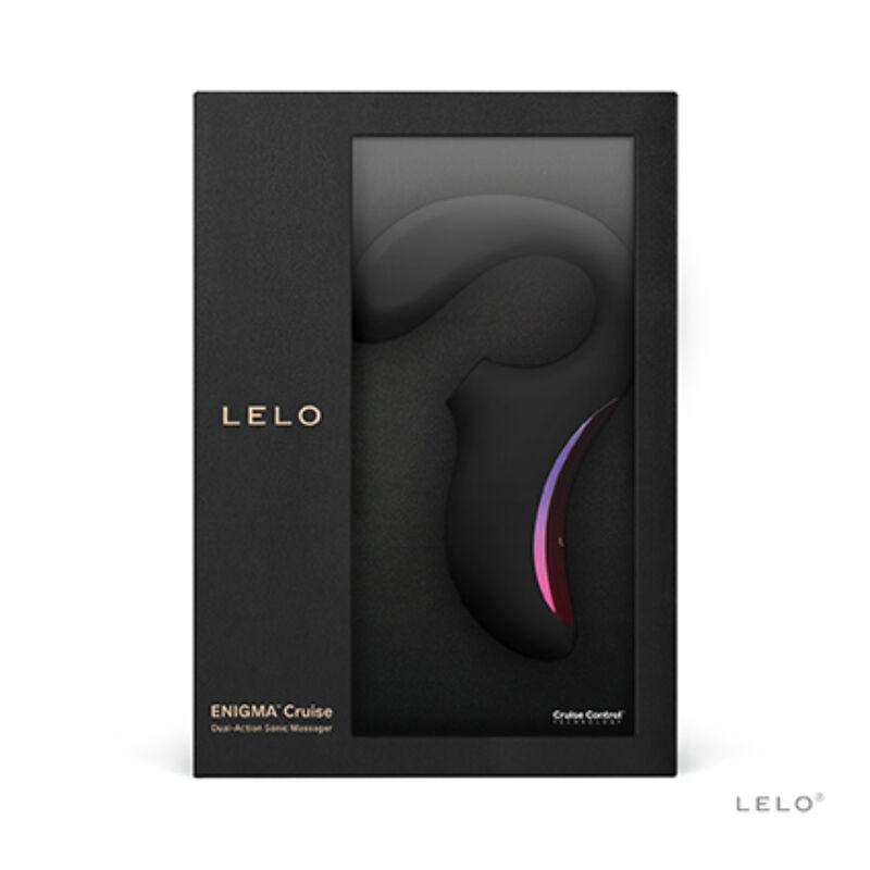 LELO - ENIGMA CRUISE MASSEUR SONIQUE DOUBLE STIMULATION NOIR