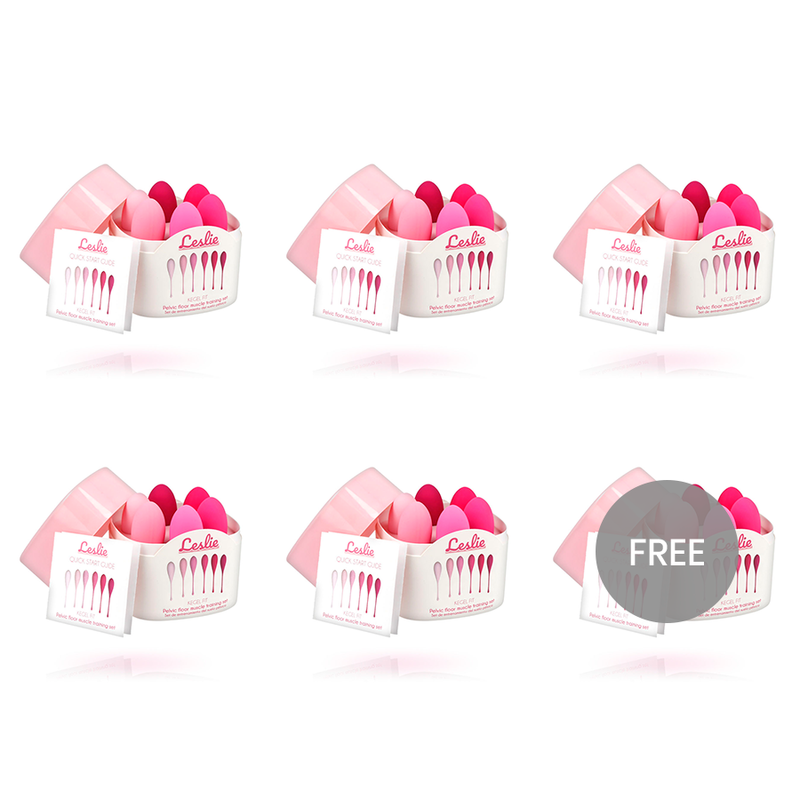 LESLIE - KEGEL FIT ENSEMBLE DENTRAÎNEMENT DES MUSCLES PELVIENS 6 POIDS 5+1 GRATUIT