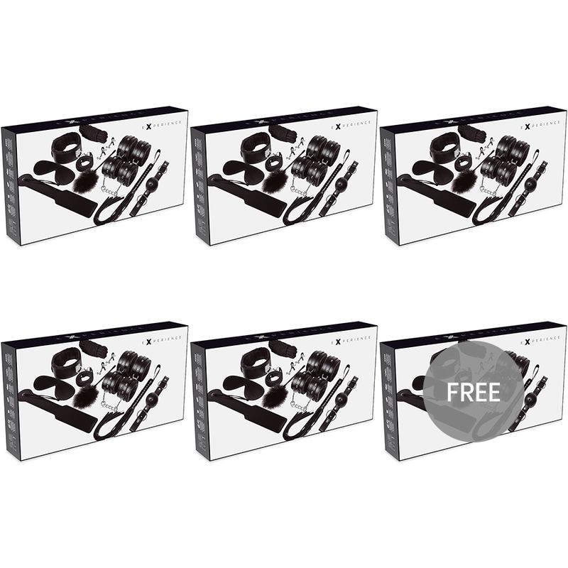 EXPERIENCE - KIT FÉTICHE BDSM SÉRIE NOIRE 5+1 GRATUIT