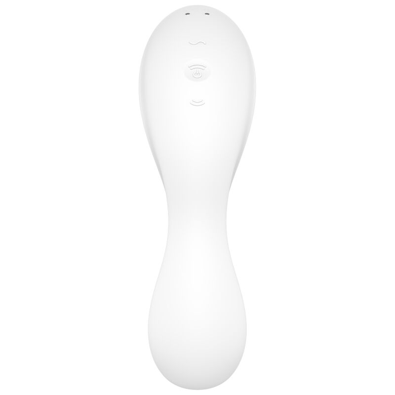SATISFYER CURVY TRINITY 5 ESTIMULADOR Y VIBRADOR APP - AZUL