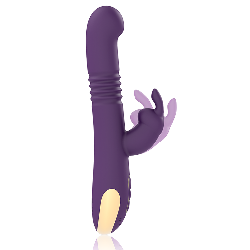 TREASURE - BASTIAN VIBROMASSEUR RABBIT UP DOWN ROTATIF ET VIBRANT + TÉLÉCOMMANDE WATCHME
