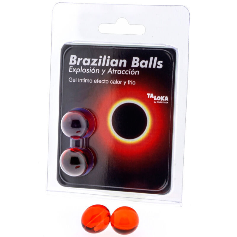 TALOKA - 2 BOULES BRÉSILIENNES GEL EXCITANT EFFET CHAUD  FROID