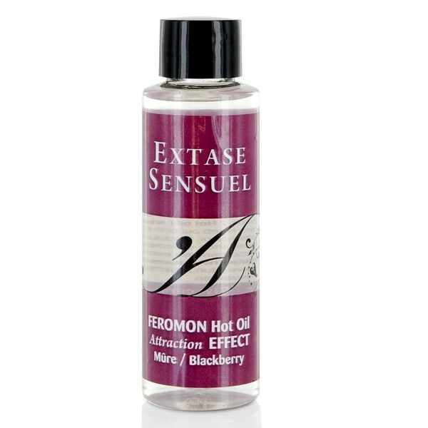 EXTASE SENSUAL – HUILE DE MASSAGE EFFET CHAUFFANT AUX PHÉROMONES DE MÛRE 100 ML