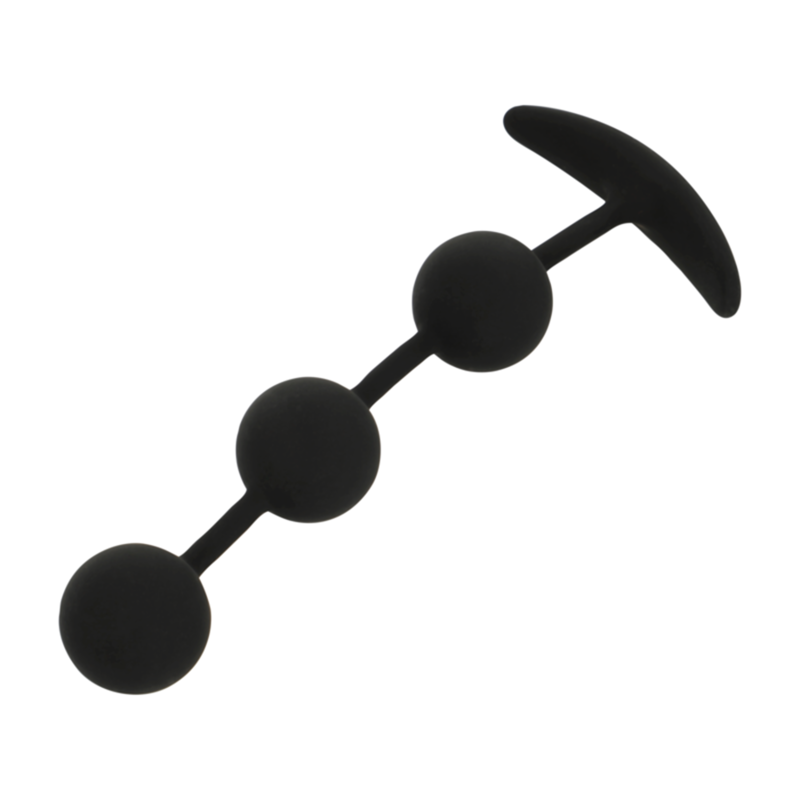 BLACKSILVER - CHAPELET ANAL HARRY 3 SPHÈRES EN SILICONE 14 CM