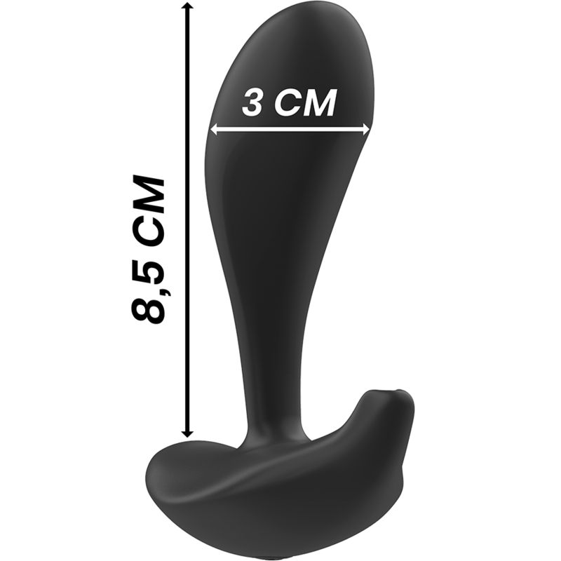 BLACKSILVER - TÉLÉCOMMANDE EN SILICONE POUR PLUG ANAL DWAYNE