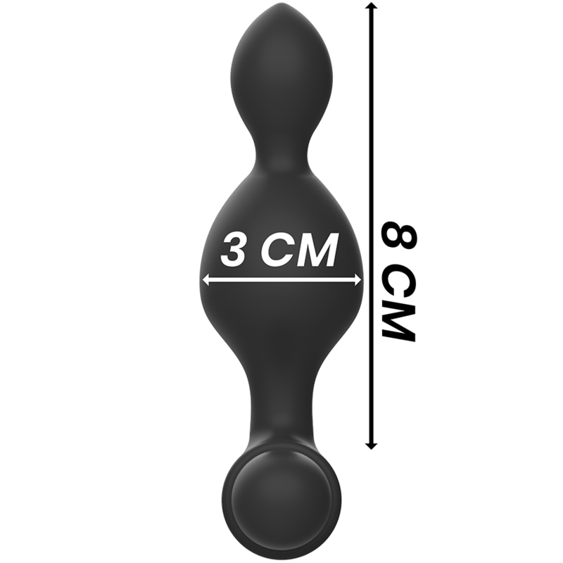 BLACKSILVER - TUCKER PETITE TÉLÉCOMMANDE POUR PLUG ANAL EN SILICONE