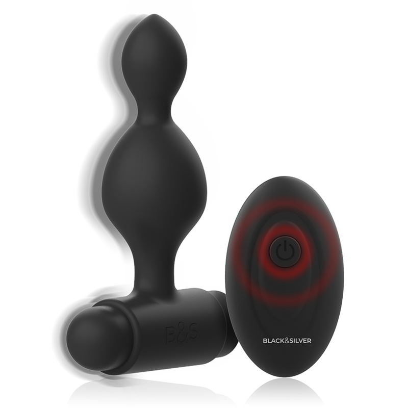 BLACKSILVER - TUCKER PETITE TÉLÉCOMMANDE POUR PLUG ANAL EN SILICONE