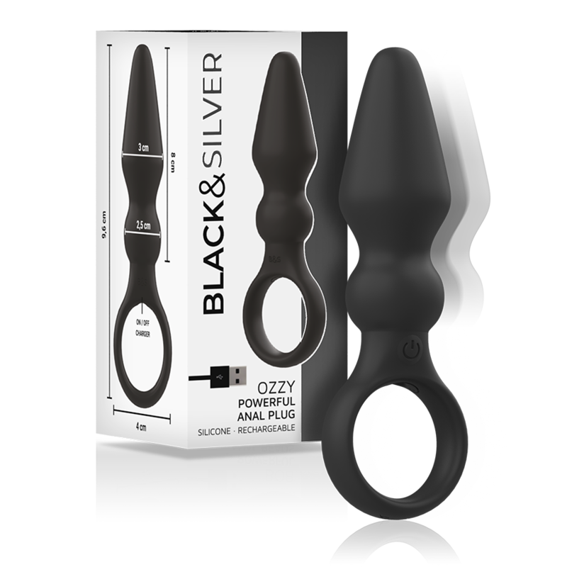 BLACKSILVER – PUISSANT PLUG ANAL EN SILICONE OZZY