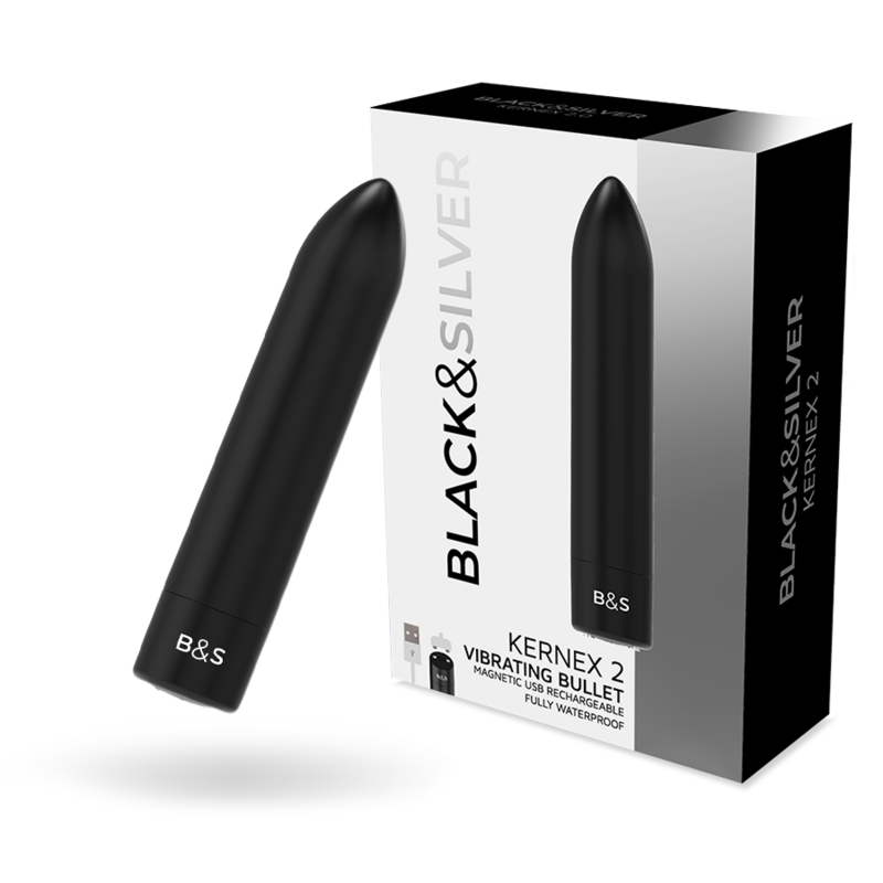 BLACKSILVER - BALLE MAGNÉTIQUE VIBRANTE NOIRE KERNEX 2