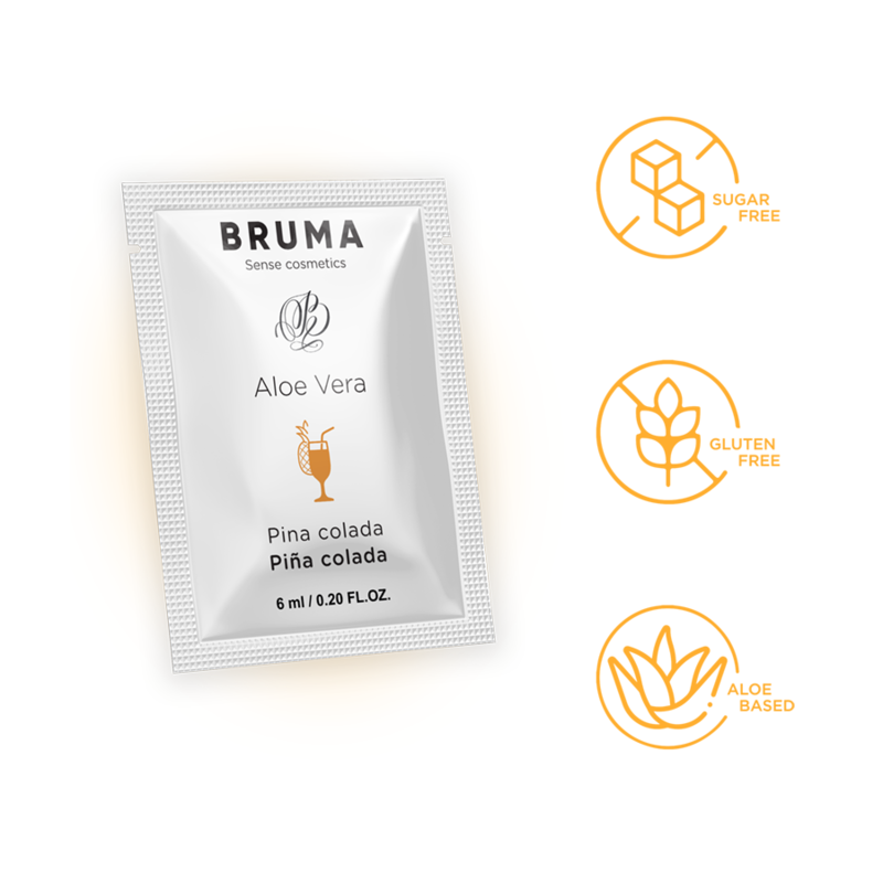 BRUMA - GEL GLISSANT À LALOE VERA SAVEUR PINA COLADA 6 ML