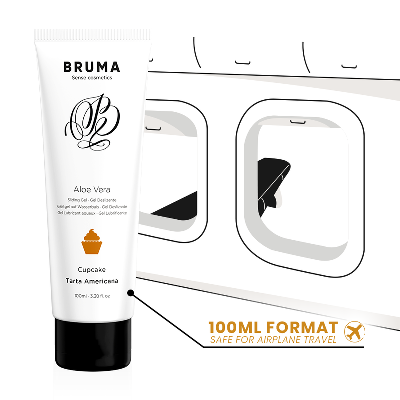 BRUMA - GEL GLISSANT À LALOE VERA SAVEUR CUPCAKE 100 ML