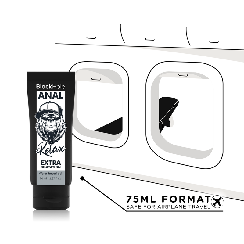 BLACK HOLE - GEL DE DILATATION ANALE À BASE DEAU 70 ML