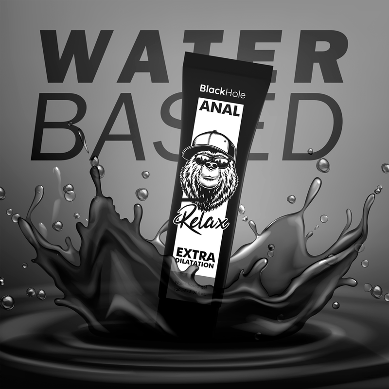 BLACK HOLE - GEL À BASE DEAU DILATATION ANALE 150 ML