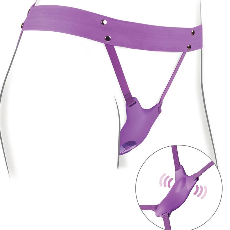 FANTASY FOR HER - HARNAIS PAPILLON VIBRANT, RECHARGEABLE  TÉLÉCOMMANDE VIOLET
