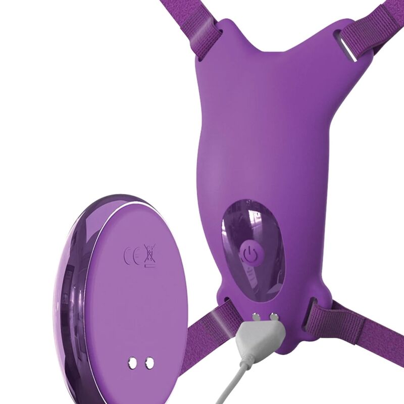 FANTASY FOR HER - HARNAIS PAPILLON VIBRANT, RECHARGEABLE  TÉLÉCOMMANDE VIOLET