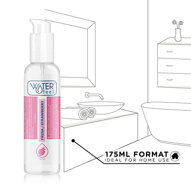 WATERFEEL - LUBRIFIANT À BASE DEAU DE FRAISE 175 ML