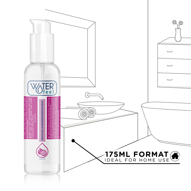 WATERFEEL - LUBRIFIANT À BASE DEAU AUX FRUITS DE LA PASSION 175 ML