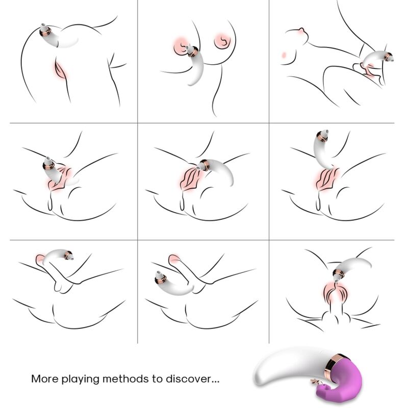 ARMONY - SWEETMOON VENTOUSE CLITORIS POINT G ROSE