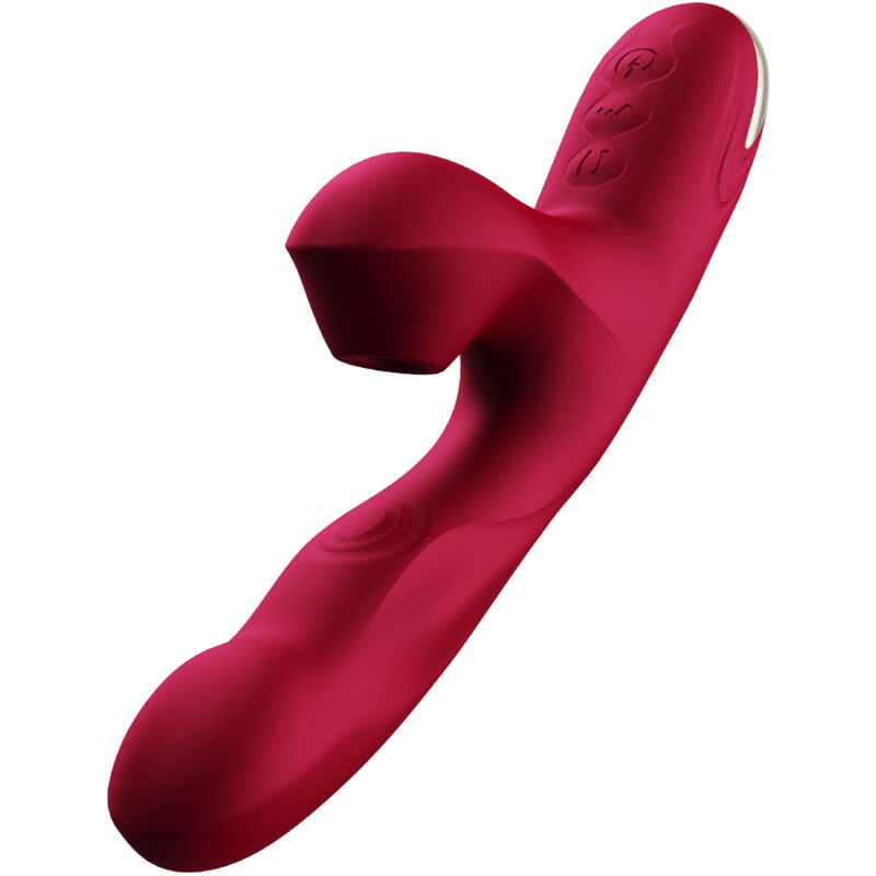 ARMONY - VIBRATEUR BUMP VENTOUSE MODÈLE 2 BORDEAUX