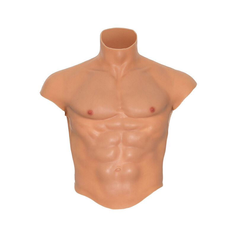DÉSIR CACHÉ - T-SHIRT TORSE MASCULIN EN SILICONE ALTER EGO AVEC ESTHÉTIQUE DES ABS