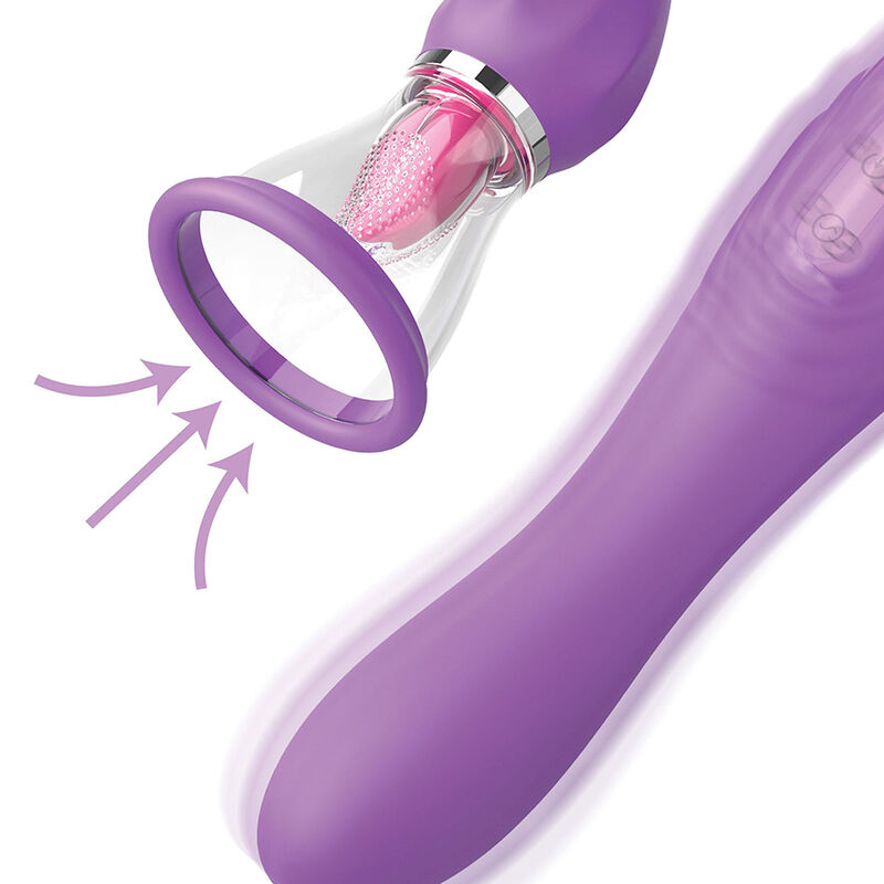 FANTASY FOR HER - TUYAU DASPIRATION MAXIMUM ULTIME PLAISIR AVEC LANGUE STIMULANTE VIOLET