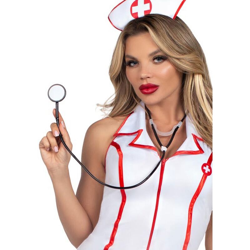 LEG AVENUE - COSTUME DINFIRMIÈRE EN CHEF BLANC M/L