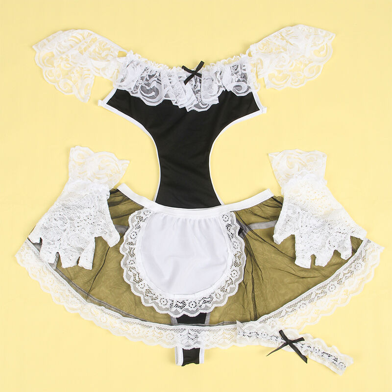 SUBBLIME - 954307 COSTUME DE FEMME SEXY NOIR/BLANC S/M