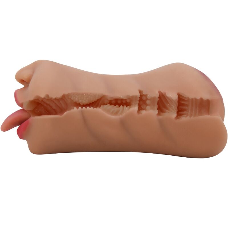 CRAZY BULL - SARAH DOUBLE MASTURBATEUR BOUCHE VAGIN CHAIR