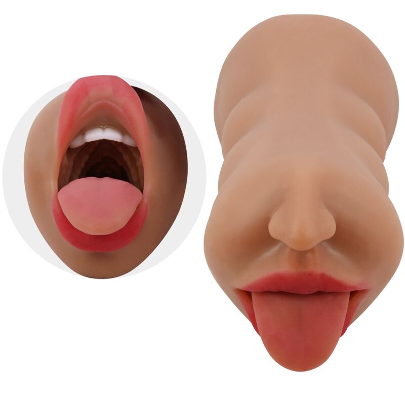 CRAZY BULL - SARAH DOUBLE MASTURBATEUR BOUCHE VAGIN CHAIR