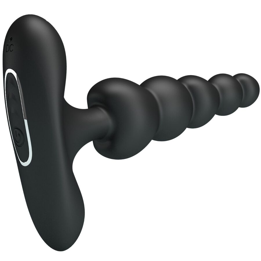 PRETTY LOVE - VIBRATEUR ANAL CORBAN 10 VIBRATIONS NOIR