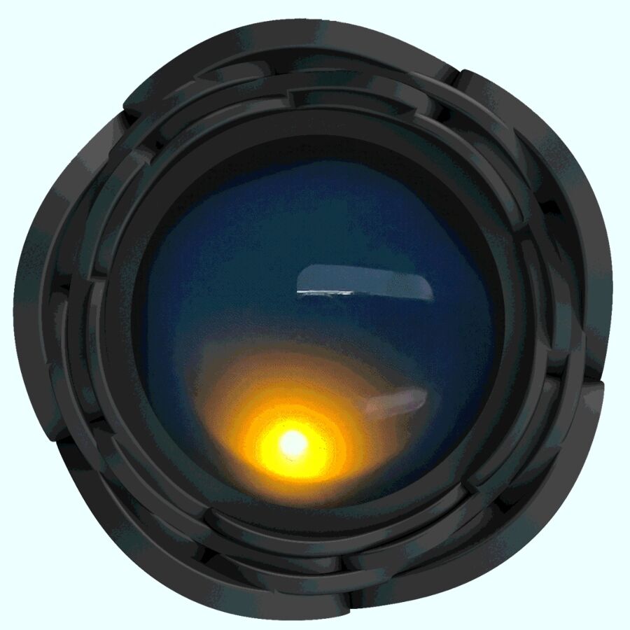 PRETTY LOVE - TARION PLUG ANAL AVEC LUMIÈRE LED NOIR 12,5 CM