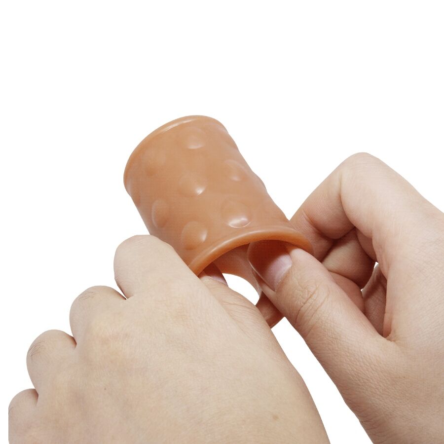 PRETTY LOVE - MANCHON PÉNIS AVEC PLUG ANAL NATUREL