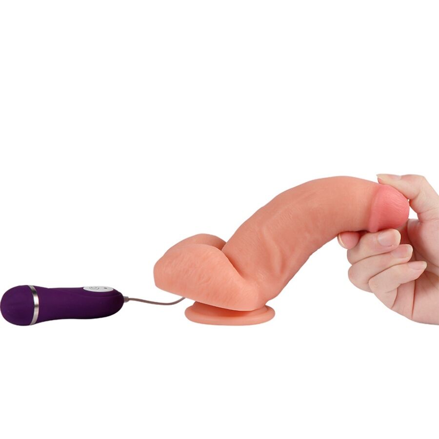 SHEQU - DILDO VIBRATEUR RED EAGLE AVEC TÉLÉCOMMANDE 17 CM