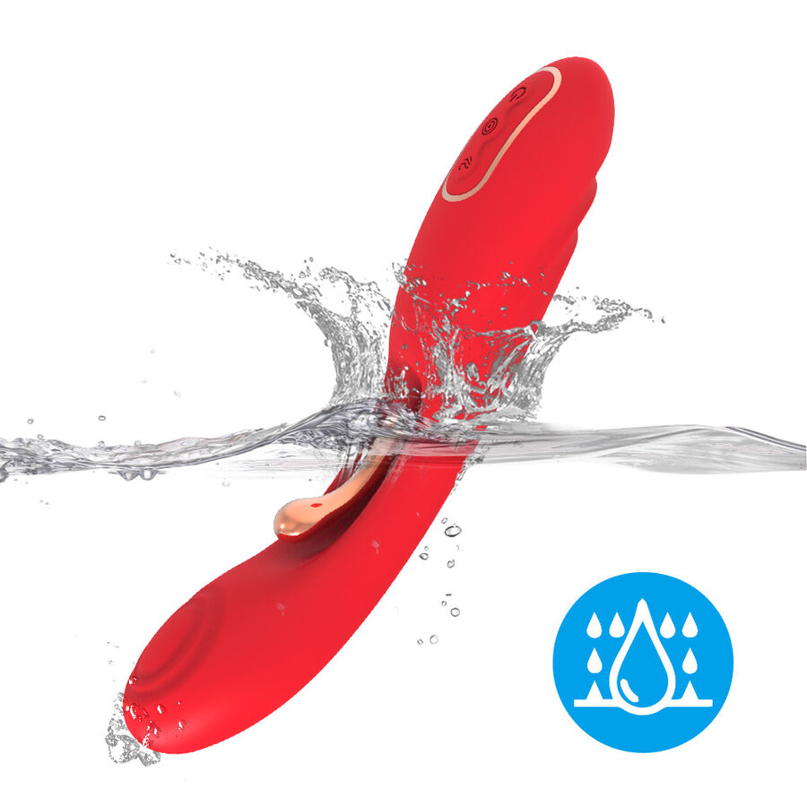 ARMONY - VIBRATEUR À LANGUE OSCILLANTE ROUGE
