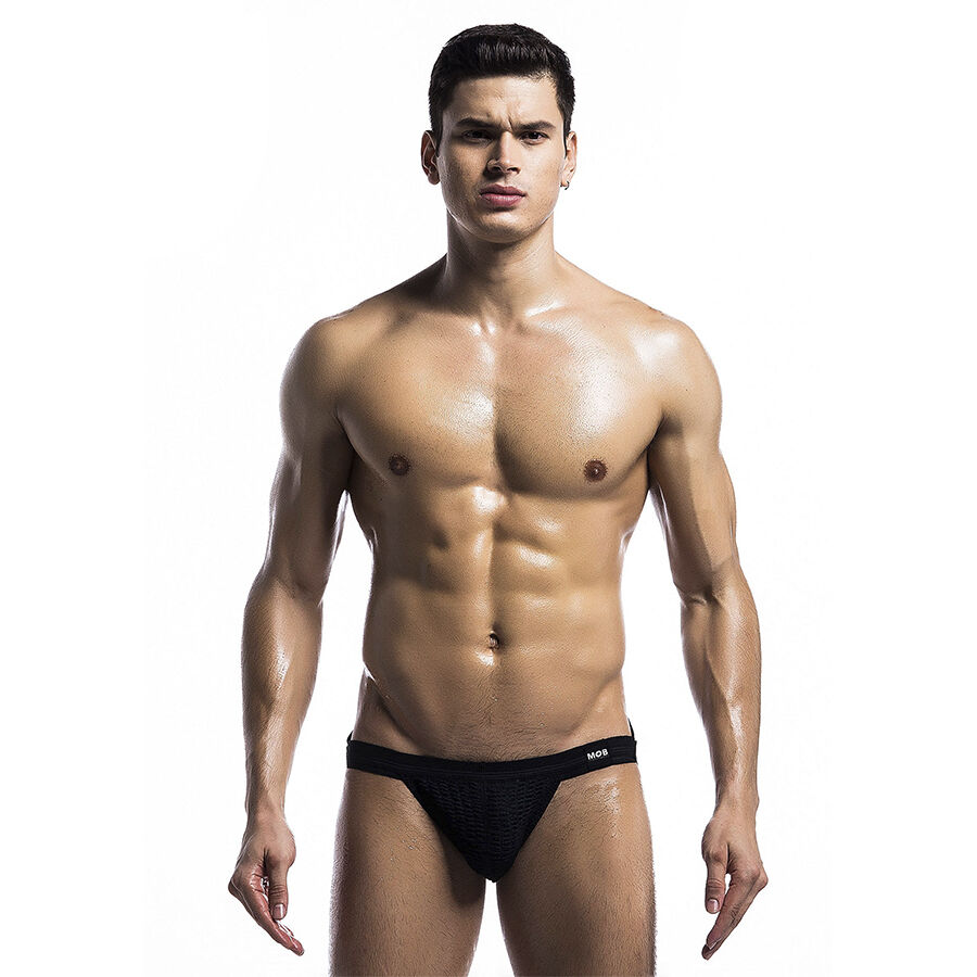 MOB - BAÑADOR FETISH JOCKSTRAP NEGRO TALLA S