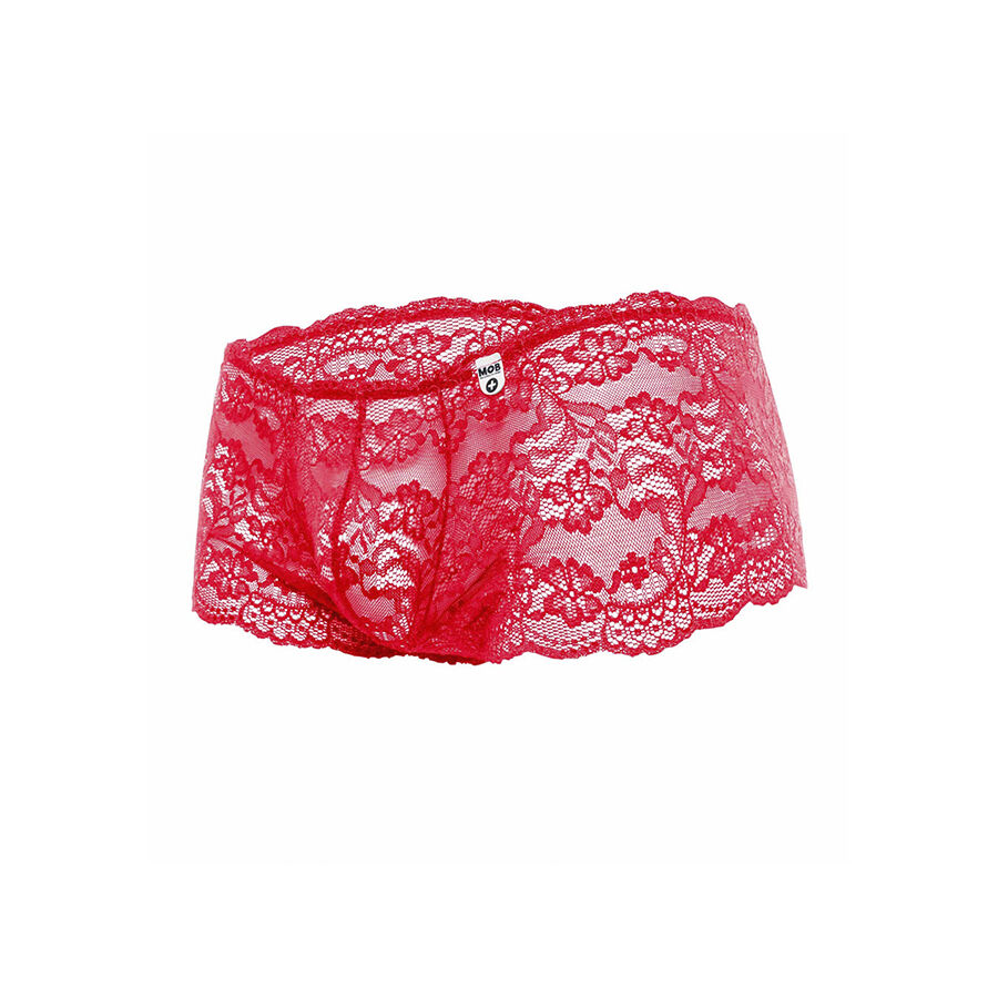 MOB - BOXER ENCAJE ROJO TALLA S/M
