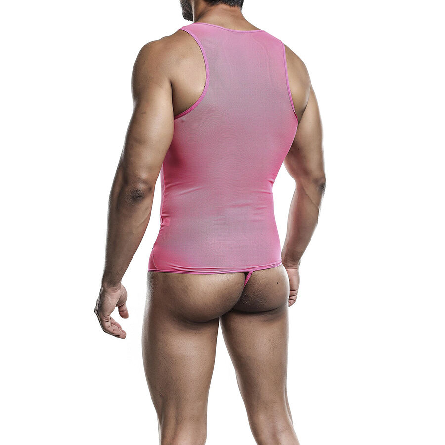 MOB - BODYSHEER TRANSPARTE ROSA TALLA S/M