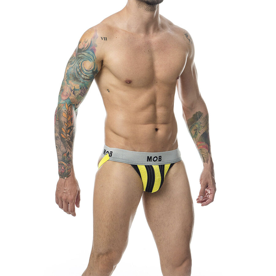 MOB - JOCK CLASICO STRIPE AMARILLO TALLA S