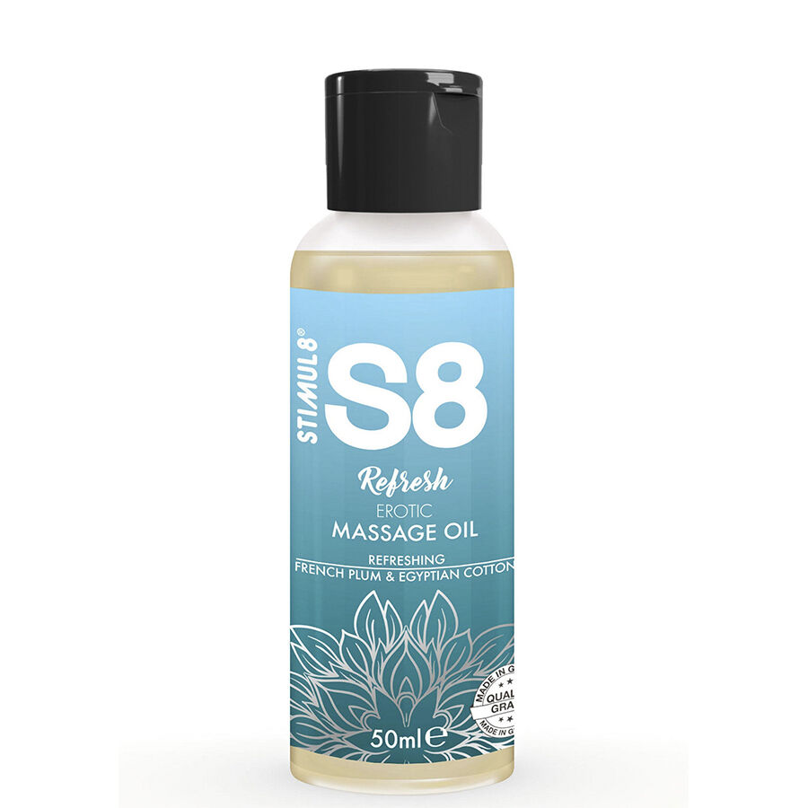 STIMUL8 - S8 REFRESH HUILE DE MASSAGE ÉROTIQUE AU COTON 50 ML