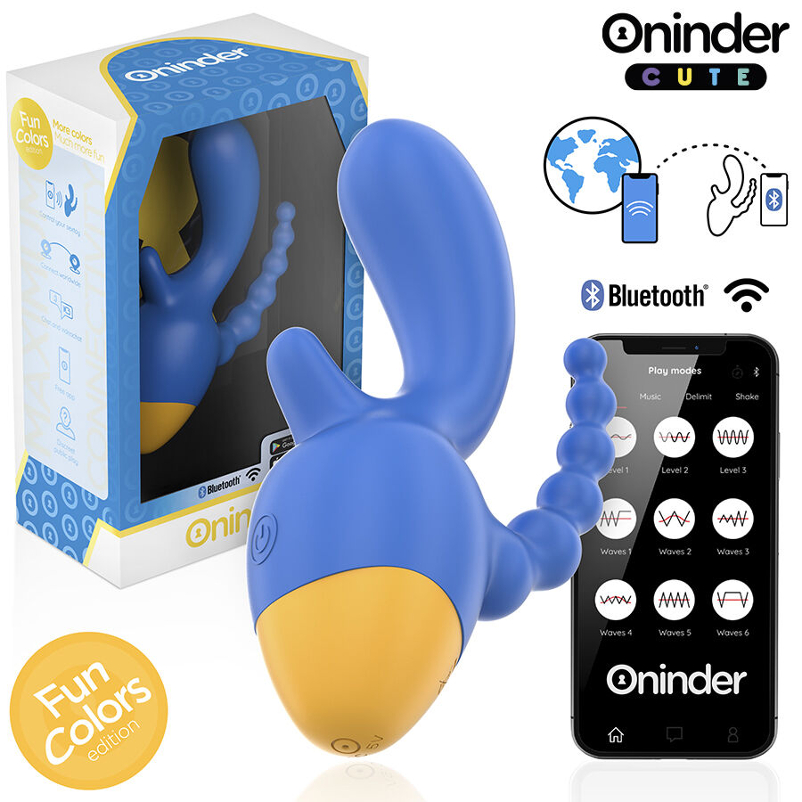 ONINDER CUTE - LOVE 3 SOME TRIPLE VIBRATEUR - APPLICATION GRATUITE DANS LE MONDE ENTIER