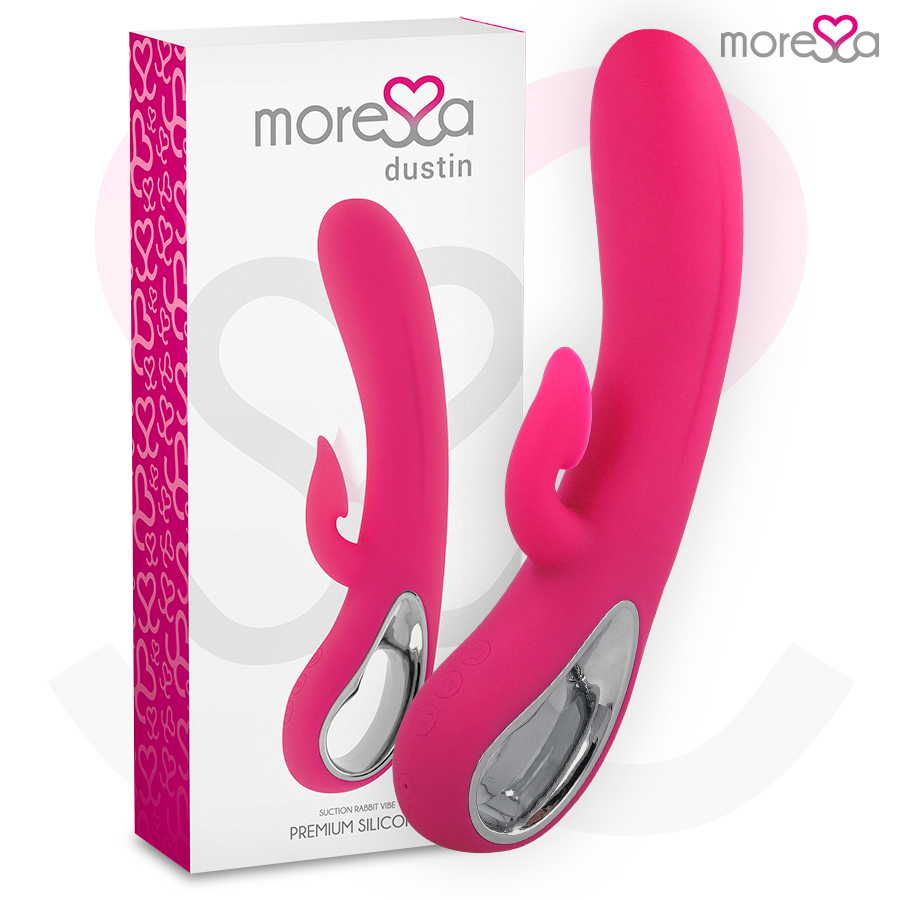 MORESSA - DUSTIN ASPIRATION CLITORIDIENNE ET VIBRATIONS PUISSANTES SILICONE PREMIUM RECHARGEABLE
