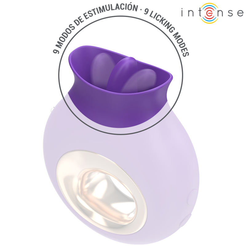 INTENSE - TULI STIMULATEUR CLITORIS 9 VIBRATIONS  9 OSCILLATIONS VIOLET