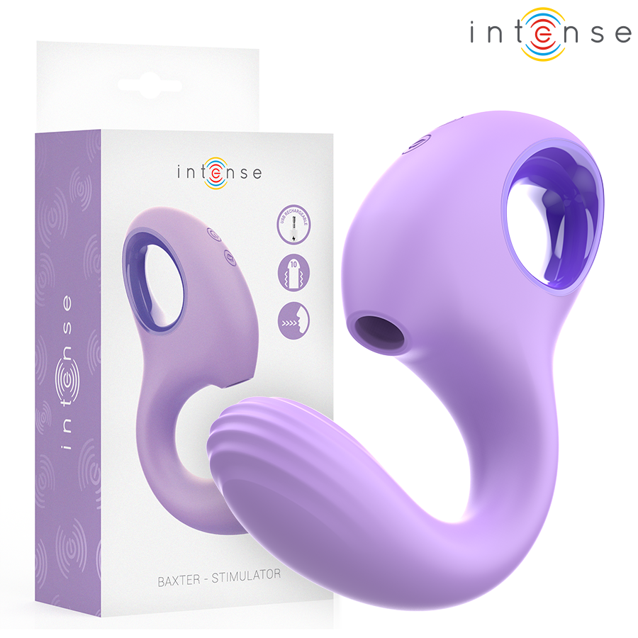 INTENSE - BAXTER VIBRATEUR  STIMULATEUR VIOLET