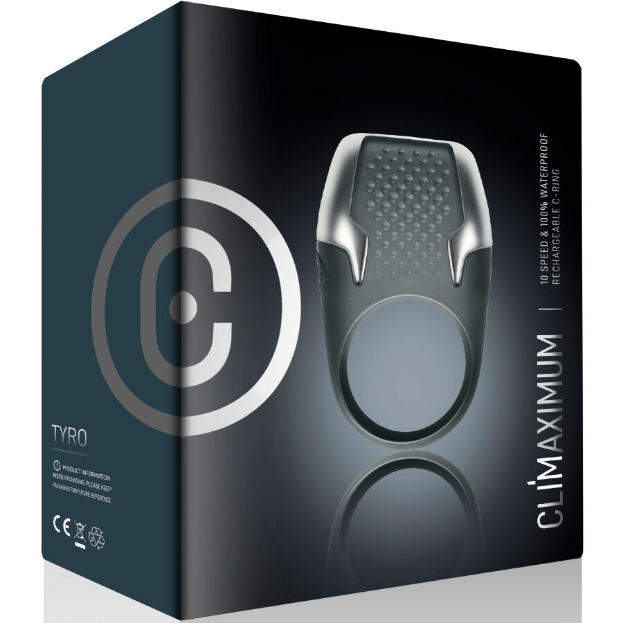 CLIMAXIMUM - TYRO ANNEAU PÉNITENTIAIRE VIBRANT AVEC LUMIÈRES LED