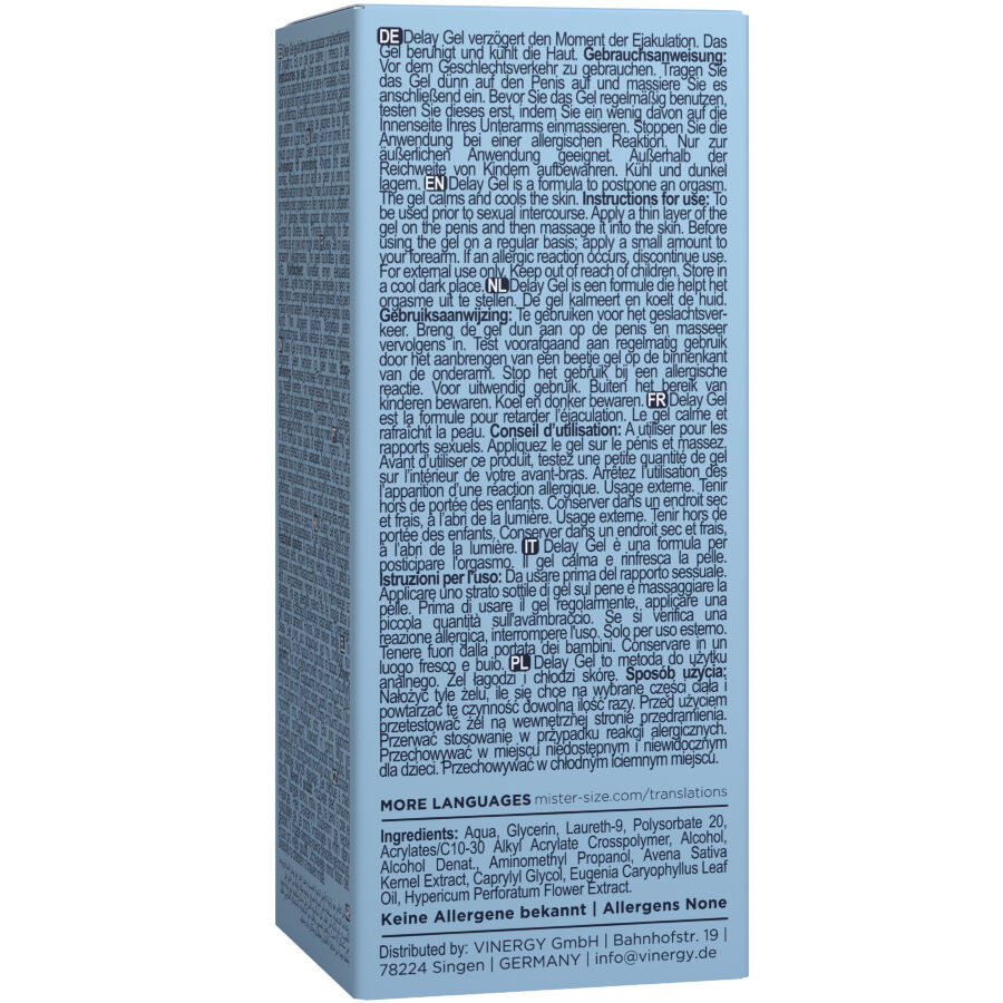 MISTER SIZE - GEL RETARDATEUR 50 ML