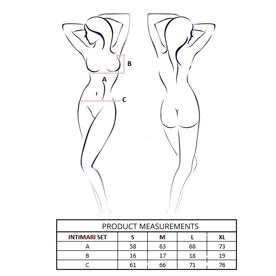 PASSION - ENSEMBLE SOUTIEN-GORGE + CULOTTE INTIMARI NOIR L/XL