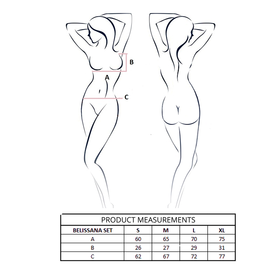 PASSION - ENSEMBLE SOUTIEN-GORGE + STRING BELISSANA VIOLET L/XL